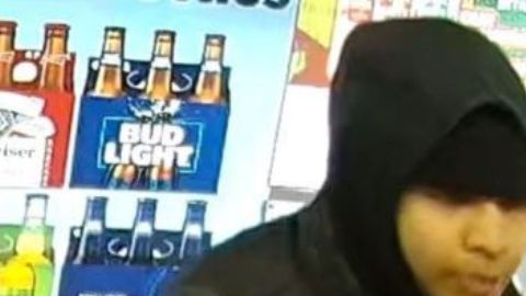 Foto y boceto del sospechoso.