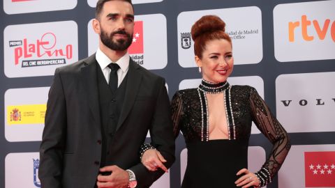 La actriz Ariadne Díaz junto a su esposo el también intéprete Marcus Ornellas.