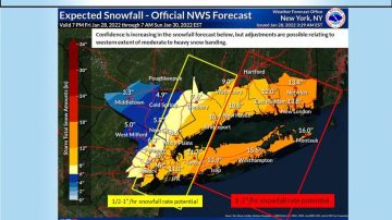 Pronóstico oficial del Servicio Meteorológico Nacional (NWS)