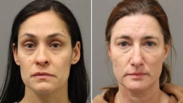 Marissa Urraro y Julie DeVuono, enfermeras detenidas.