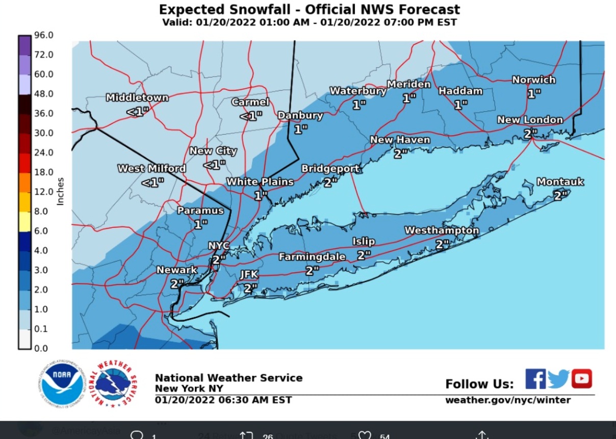 clima para mañana en new york