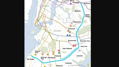 Viajar entre Bay Ridge (Brooklyn) y Jackson Heights (Queens) en 40 minutos.