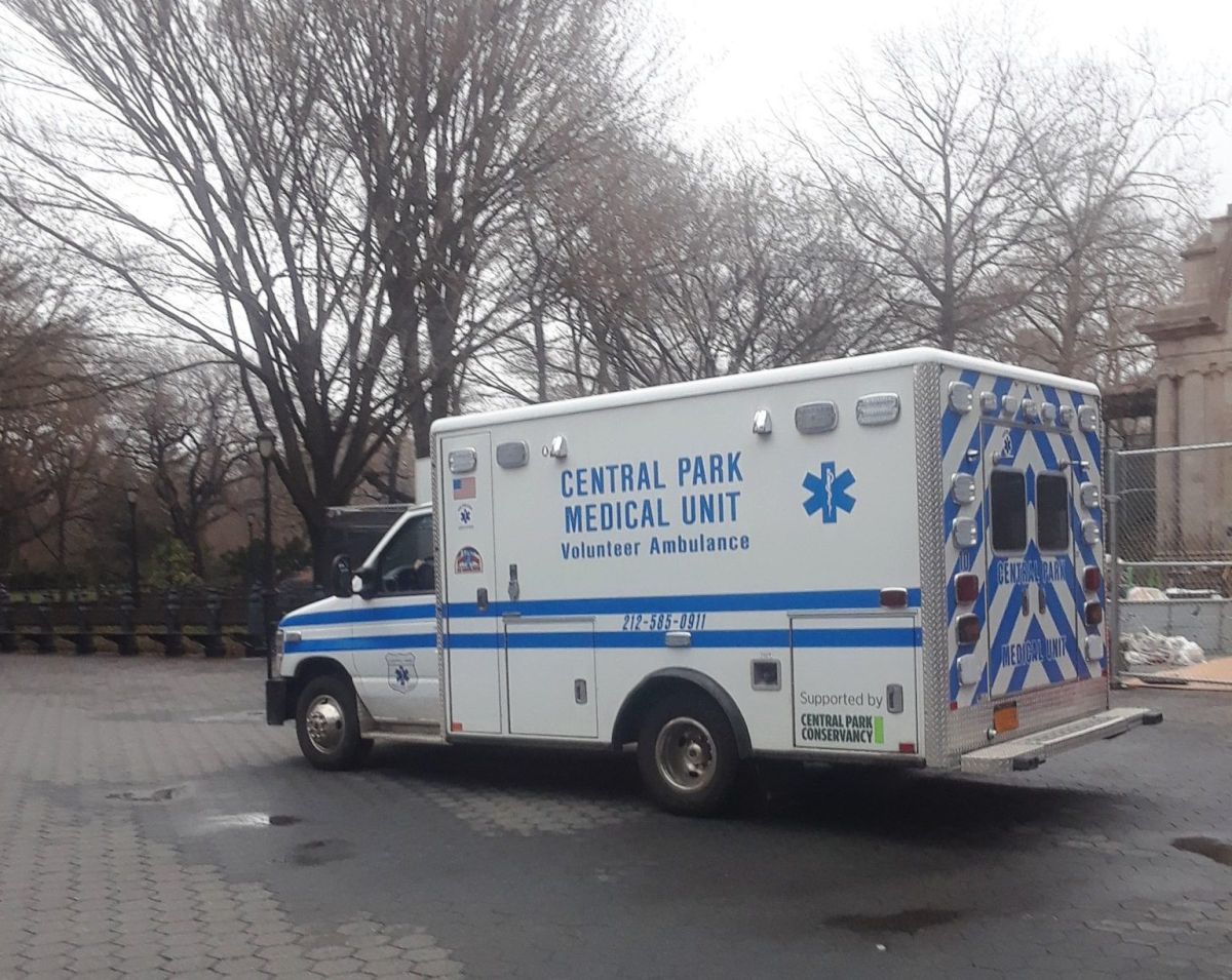 Ambulancia en Central Park, NYC.