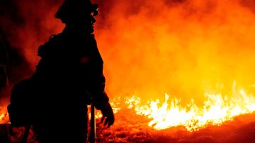 Bobcat Fire burns North of Monrovia