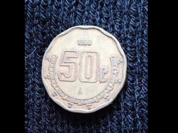La moneda mexicana de 50 centavos que cuesta casi $2,000 dólares