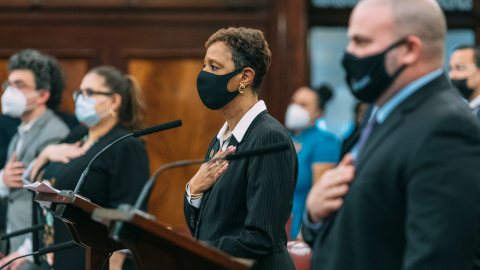Adrianne Adams, presidenta del Concejo Municipal de NYC