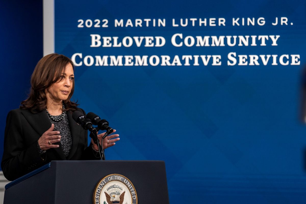 Vice President Kamala Harris gave a speech to remember Martin Luther King Jr.