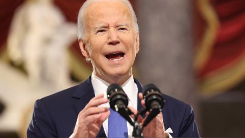 El presidente Joe Biden acusó a Trump de instigar a la violencia en el Capitolio.