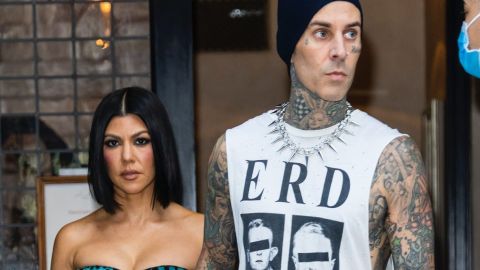 Kourtney Kardashian y Travis Barker.