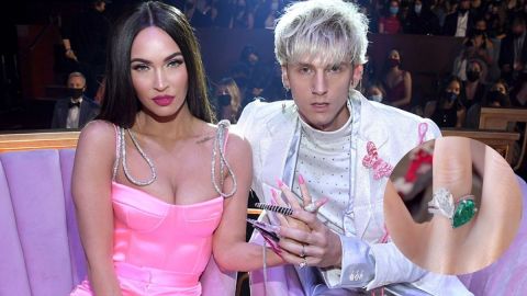 Machine Gun Kelly le dio a Megan Fox un anillo con espinas que la lastimarían si trata de quitárselo