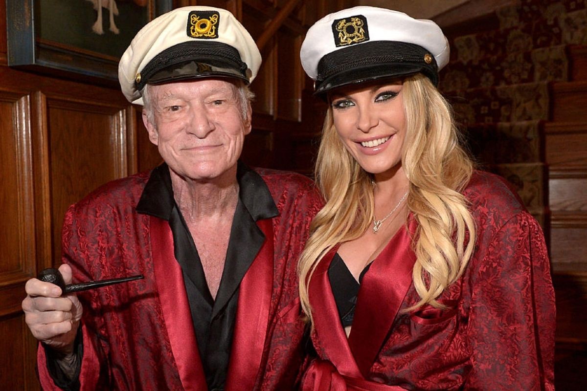 Hugh y Crystal Hefner. 