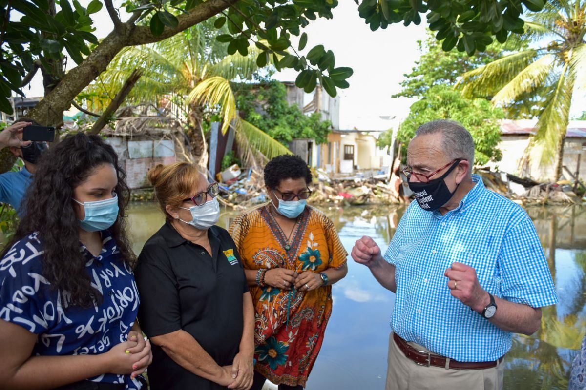 Senate Majority Leader Chuck Schumer visited Caño Martín Peña last year.