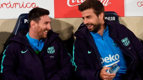 Lionel Messi y Gerard Piqué