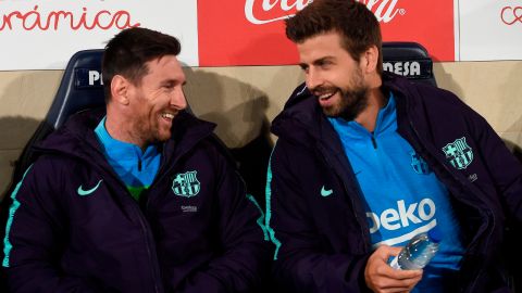 Lionel Messi y Gerard Piqué