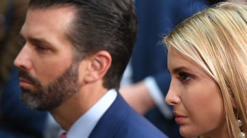Los hermanos Donald Jr. e Ivanka Trump.