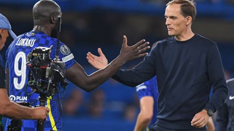 Romelu Lukaku y Thomas Tuchel