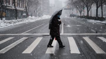 Este lunes podría caer nieve en la ciudad de Nueva York.