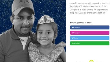 La organización RAICES recaba firmas para presionar por la liberación de Juan Reyna.