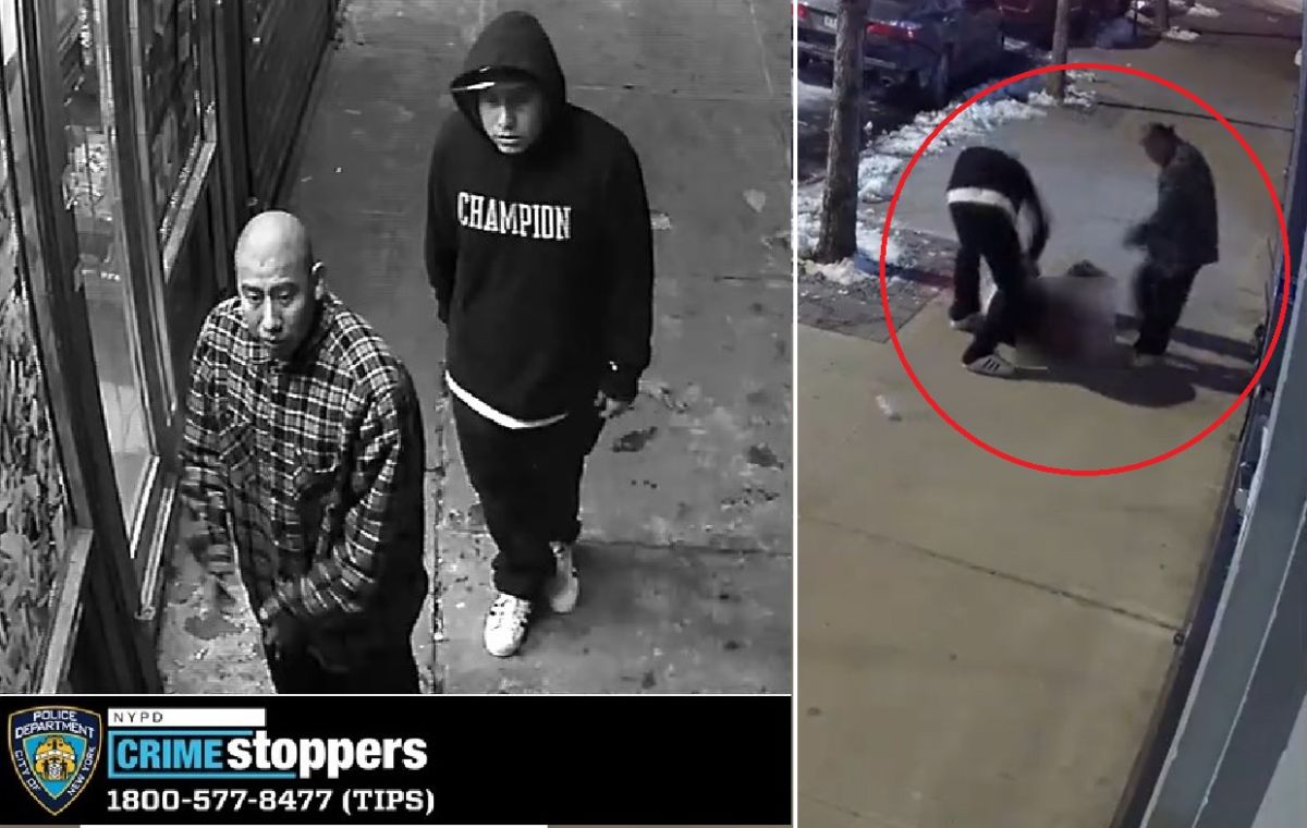 El NYPD busca a los dos sospechosos del ataque en El Bronx.