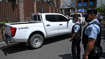 Policía de El Salvador.