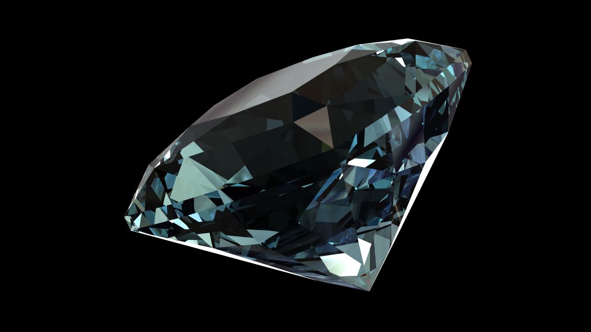 Se cree que los diamantes negros, también conocidos como carbonado, provienen del espacio exterior debido a que se encuentran más cerca de la superficie de la Tierra que otros diamantes. (Imagen solo con fines ilustrativos).