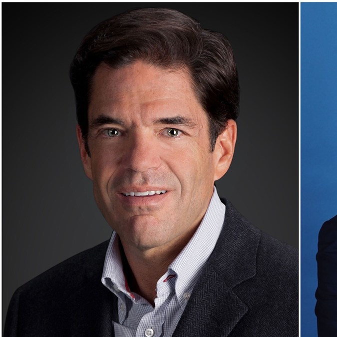 Alfonso de Angoitia Presidente Ejecutivo del Consejo y Wade Davis CEO de TelevisaUnivision