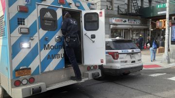 Ambulancia y patrulla NYPD en Harlem/Archivo.