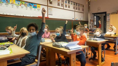 Mascarillas en las escuelas