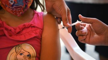 A health worker inoculates a child with a dose of the CoronaVac vaccine against COVID-19 during a vaccination campaign in united states