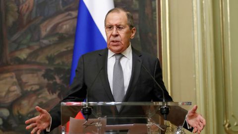 Serguéi Lavrov, secretario de Estado de Rusia.