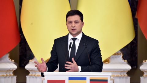 Volodymyr Zelensky dijo que su país no necesita la guerra.