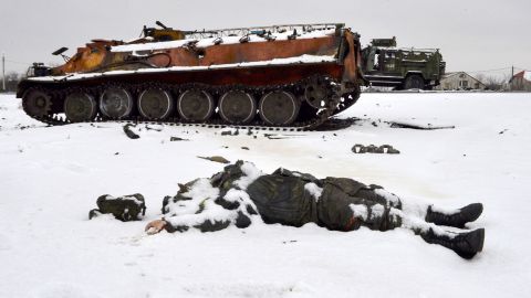 Soldado ruso muerto