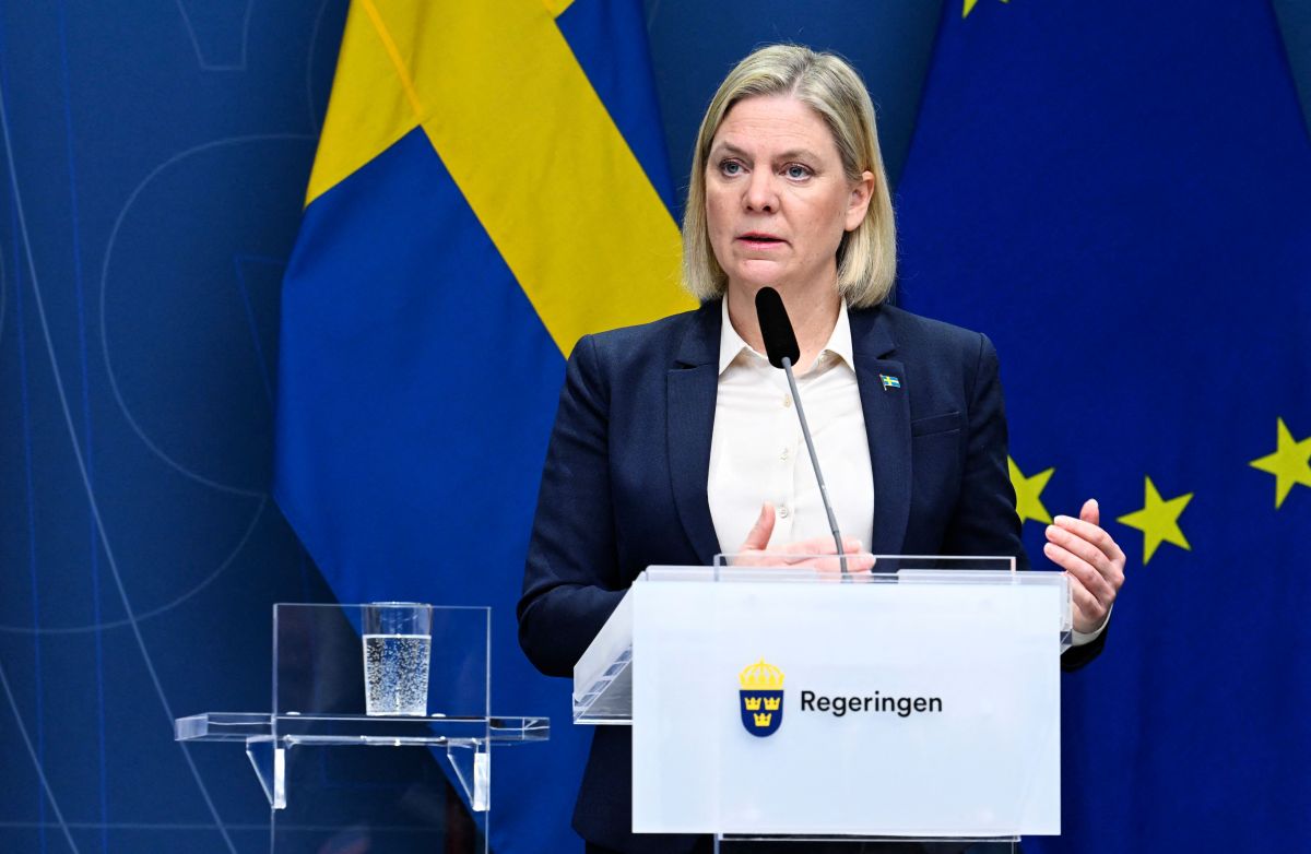 La decisión impulsada por la primera ministra de Suecia, Magdalena Anderson, cuenta con el respaldo de la mayoría de la Cámara.