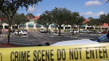 FLORIDA Sheriff’s crime scene tape is seen outside of a Publix supermarket