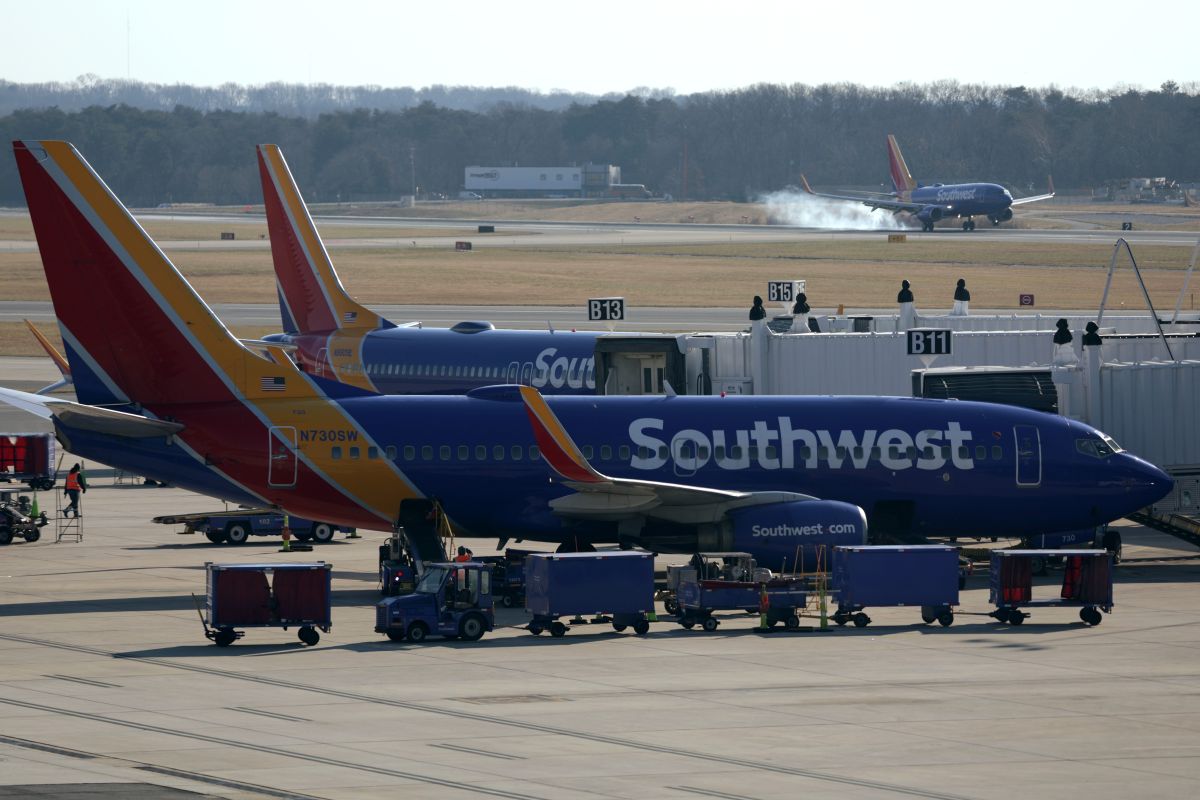 La mujer había comprado un boleto de vuelo con Southwest Airlines.