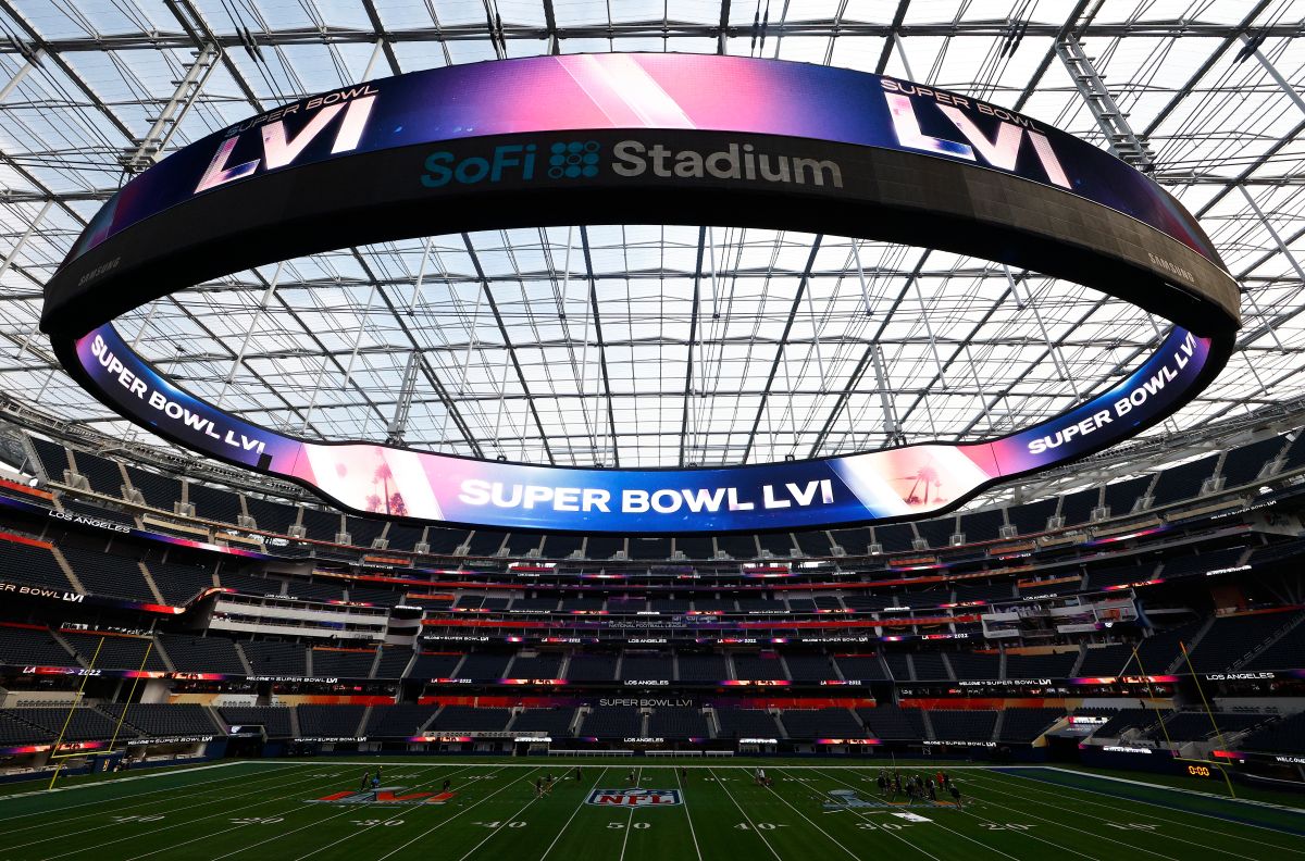 El SoFi Stadium albergará el duelo entre Los Angeles Rams y Cincinnati Bengals. 