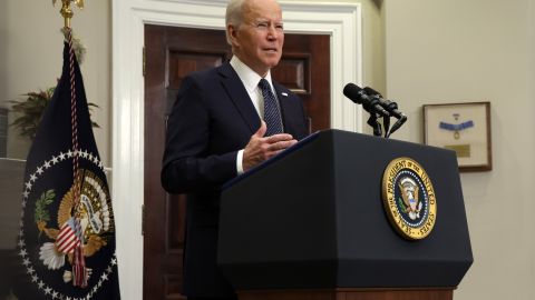 President Biden Delivers Update On Situation With Russia And Ukraine