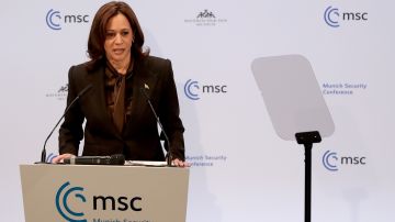 La vicepresidenta Kamala Harris participó en la Conferencia de Seguridad en Munich, Alemania.