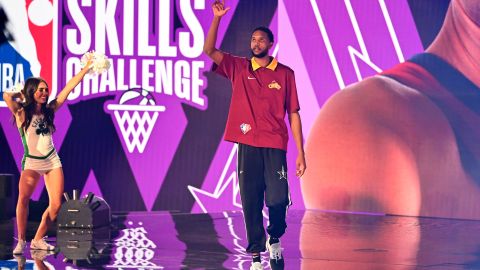 Evan Mobley fue el héroe en el concurso de habilitades para los Cavaliers.