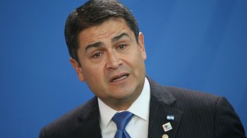 El ex presidente de Honduras, Juan Orlando Hernández (2015).