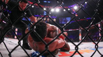 Imagen de archivo de un combate de Bellator en arena Mohegan Sun de Connecticut, donde peleó Adam Piccolotti.