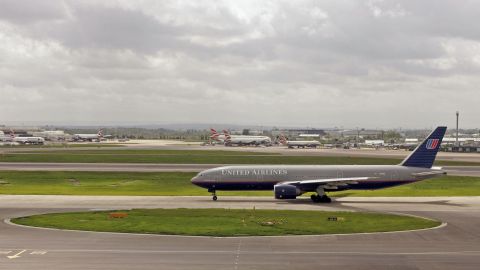 United Airlines Avion