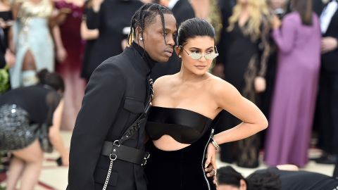 Travis Scott y Kylie Jenner.