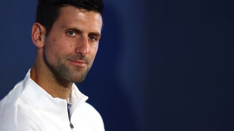 Novak Djokovic Press Conference At Dubai Duty Free Tennis Championships