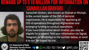 Sanaullah Ghafari es el líder del grupo terrorista ISIS-K.