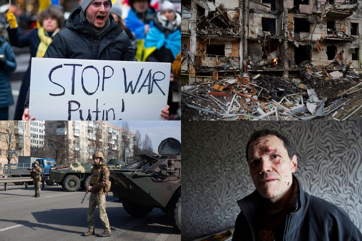 Famosos condenan guerra de Rusia contra Ucrania, piden rezar por la paz.