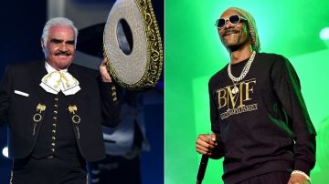 Snoop Dogg rinde homenaje a Vicente Fernández en concierto.
