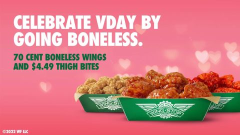 Alitas Wingstop San Valentín