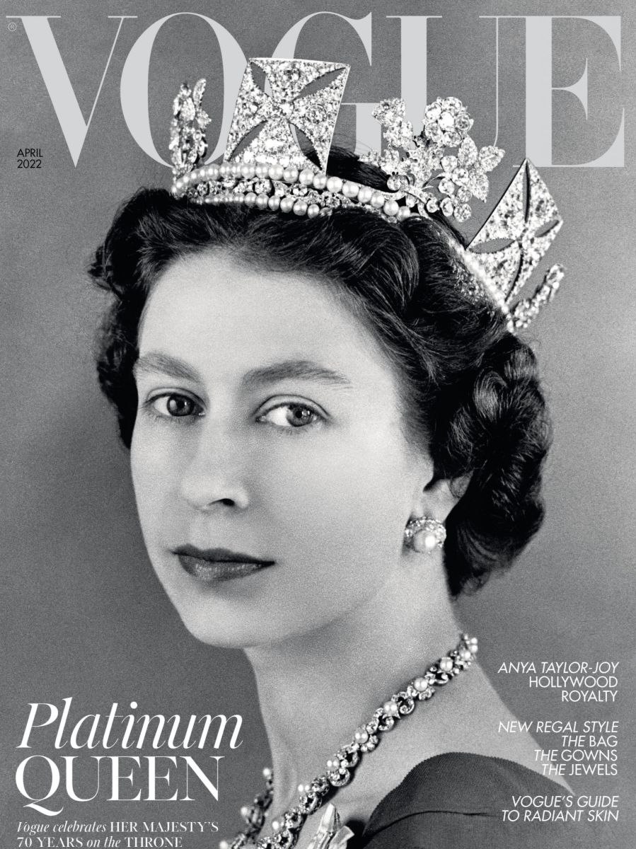 Queen Elizabeth II will appear on the cover of Vogue magazine for the first time in history