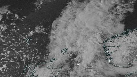 Imagen tomada por Worldview, herramienta de la NASA, que muestra a Ucrania casi a oscuras.
